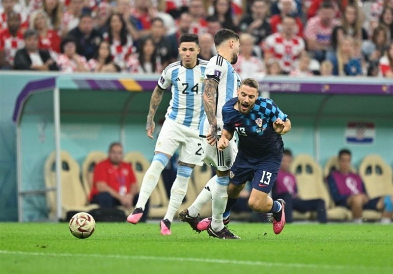 جام جهانی 2022 قطر , جام جهانی قطر , تیم ملی فوتبال  آرژانتین , لیونل مسی , تیم ملی فوتبال کرواسی , 