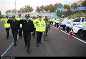 حضور سردار حسین اشتری فرمانده  انتظامی کل کشور در  رزمایش طرح ترافیکی زمستان 1401
