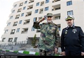 امیر کیومرث حیدری فرمانده نیروی زمینی ارتش و امیر دریادار حمزه‌علی کاویانی جانشین فرمانده نیروی دریایی ارتش
