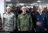 سردار سرلشکر پاسدار محمد باقری رئیس ستاد کل نیرو‌های مسلح و امیر سرلشکر سید عبدالرحیم موسوی فرمانده کل ارتش 