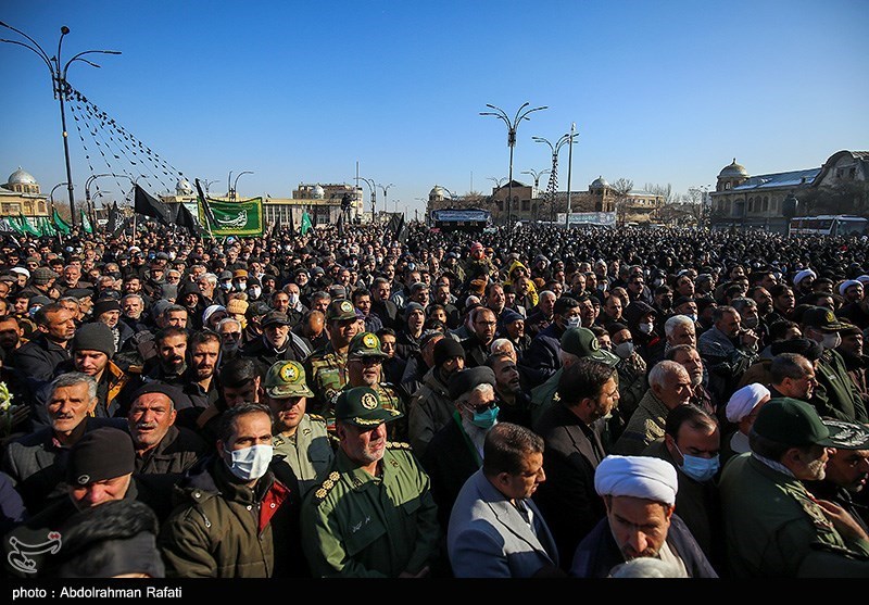 مراسم تشییع سه شهید گمنام دفاع مقدس - همدان