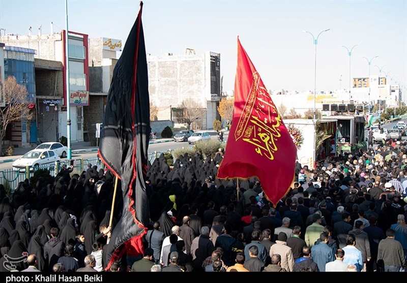 تشییع و تدفین 15 شهید گمنام در استان یزد