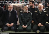 حضور سردار حاجی‌زاده فرمانده نیروی هوافضای سپاه در مراسم گرامیداشت سومین سالگرد شهادت حاج قاسم سلیمانی