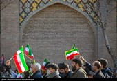 تشیع و تدفین شهید گمنام در سازمان برنامه و بودجه