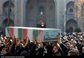 تشیع و تدفین شهید گمنام در سازمان برنامه و بودجه
