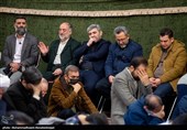 تشیع و تدفین شهید گمنام در سازمان برنامه و بودجه