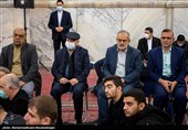 حضور سیدمسعود میرکاظمی معاون رئیس جمهور و رئیس سازمان برنامه و بودجه در تشیع و تدفین شهید گمنام در سازمان برنامه و بودجه