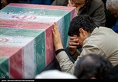 تشیع و تدفین شهید گمنام در سازمان برنامه و بودجه