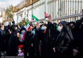تشیع و تدفین شهید گمنام در سازمان برنامه و بودجه