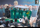 مداحی موسی رضایی  در تشیع و تدفین شهید گمنام در سازمان برنامه و بودجه