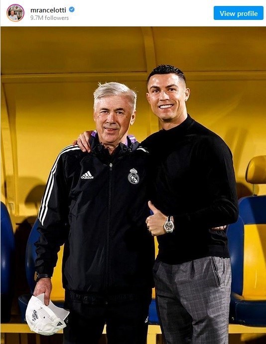 کریستیانو رونالدو , کارلو آنچلوتی , تیم فوتبال رئال مادرید , 