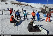 بازگشایی پیست اسکی تاریکدره همدان
