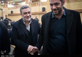 سردار حسین اشتری فرمانده اسبق فراجا در مراسم ختم پدر حسین یکتا