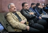 سرلشکر محمدعلی جعفری فرمانده قرارگاه فرهنگی اجتماعی بقیه‌الله (عج) در مراسم ختم پدر حسین یکتا