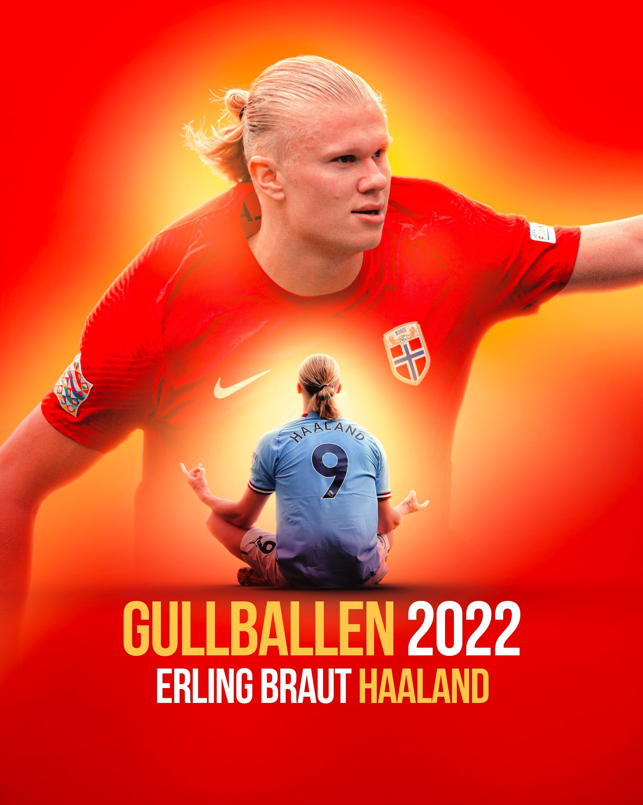 ارلینگ هالند , تیم فوتبال منچسترسیتی انگلیس , تیم ملی فوتبال نروژ , 