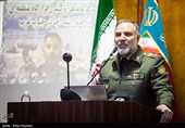 سخنرانی امیر سرتیپ کیومرث حیدری فرمانده نیروی زمینی ارتش در جشنواره ایده پردازی و تقدیر از نخبگان علمی