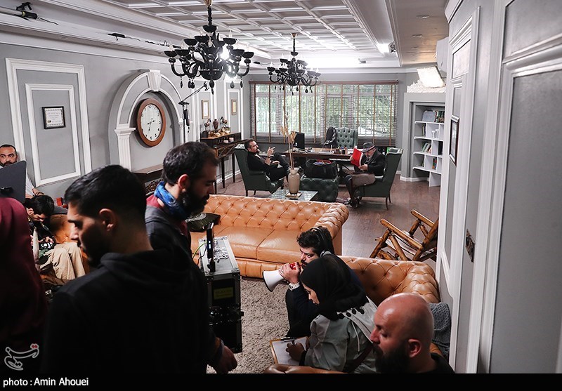 پشت صحنه سریال چشم بندی