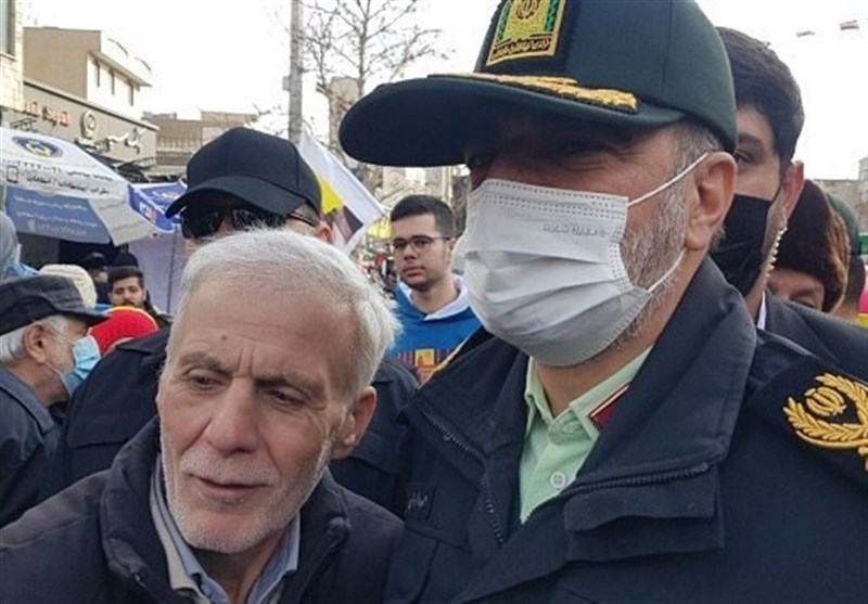 راهپیمایی 22 بهمن , حسن روحانی , علی اکبر ناطق نوری , آیت الله سید ابراهیم رئیسی , حجت الاسلام و المسلمین غلامحسین محسنی اژه‌ای , 