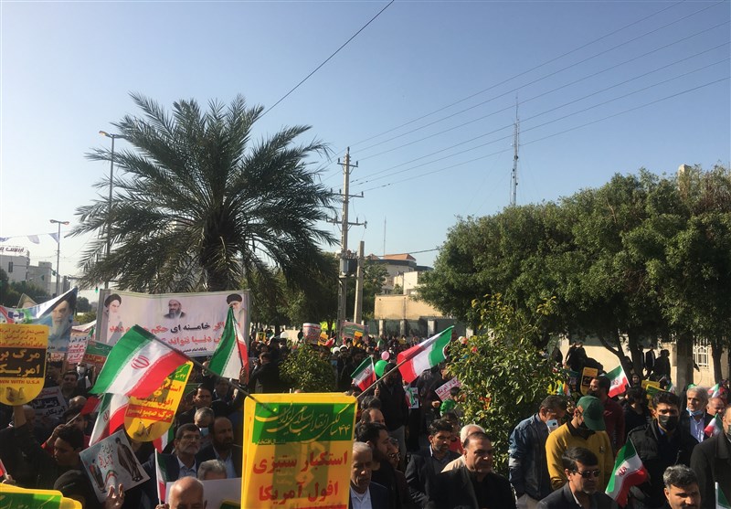 راهپیمایی 22 بهمن بوشهر