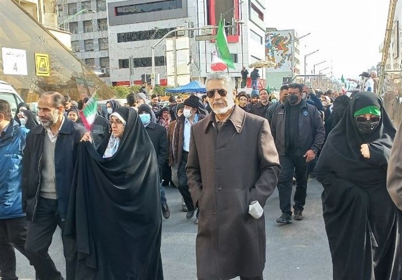 راهپیمایی 22 بهمن , حسن روحانی , علی اکبر ناطق نوری , آیت الله سید ابراهیم رئیسی , حجت الاسلام و المسلمین غلامحسین محسنی اژه‌ای , 