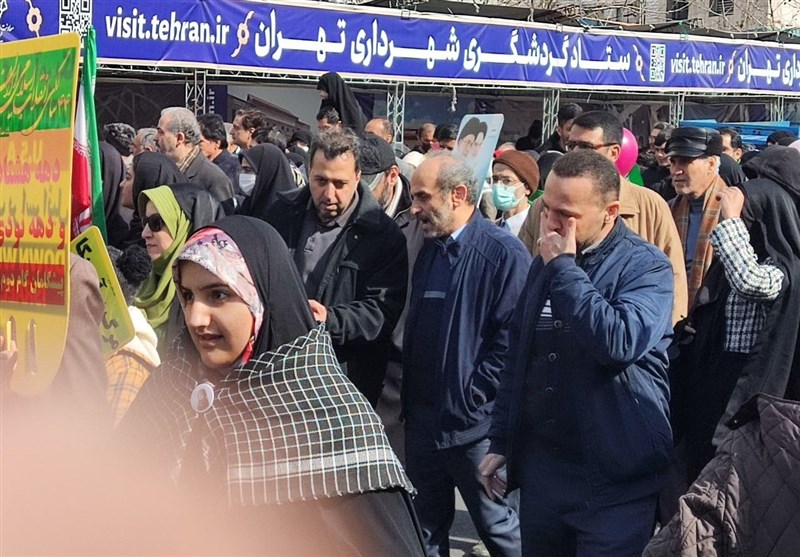 راهپیمایی 22 بهمن , انقلاب اسلامی , شهر تهران , 