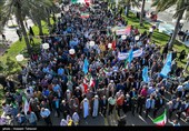  راهپیمایی ۲۲ بهمن در کیش 