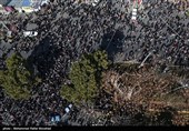 تصاویر هوایی راهپیمایی 22 بهمن در قم 