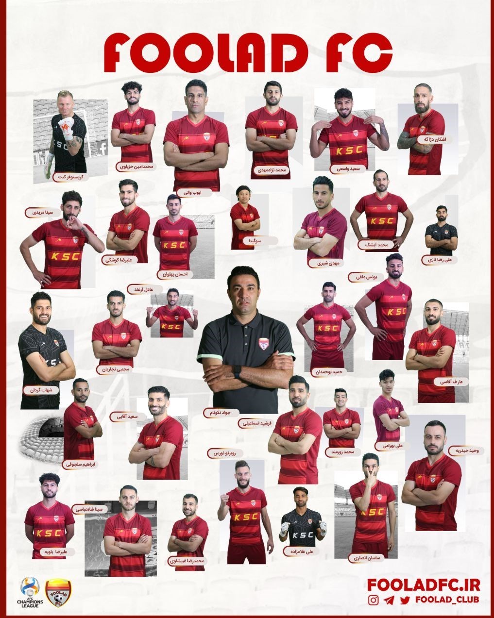 تیم فوتبال فولاد خوزستان , جواد نکونام , لیگ قهرمانان آسیا ,