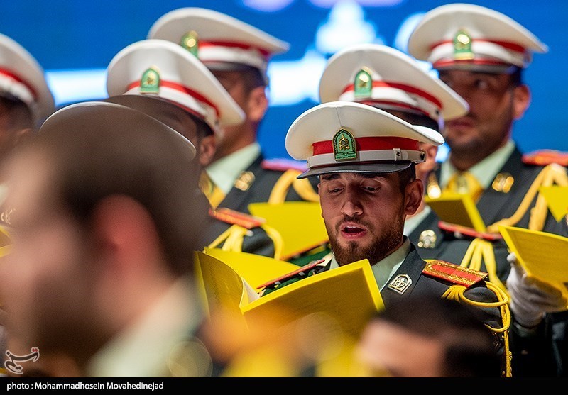 سومین شب سی و هشتمین جشنواره موسیقی فجر ، اجرای ارکستر رزم نوازان دفاع مقدس به رهبری فاضل عالیشان