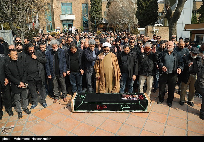 مراسم تشییع پیکر شهرام عبدلی