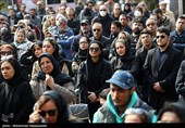 مراسم تشییع پیکر شهرام عبدلی