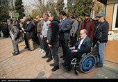 مراسم تشییع پیکر شهرام عبدلی