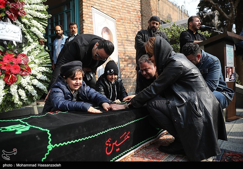 مراسم تشییع پیکر شهرام عبدلی