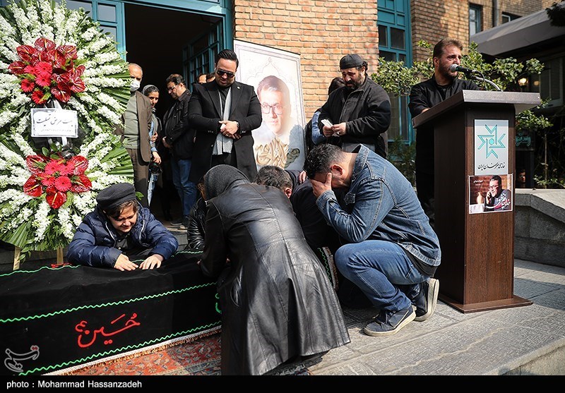 مراسم تشییع پیکر شهرام عبدلی