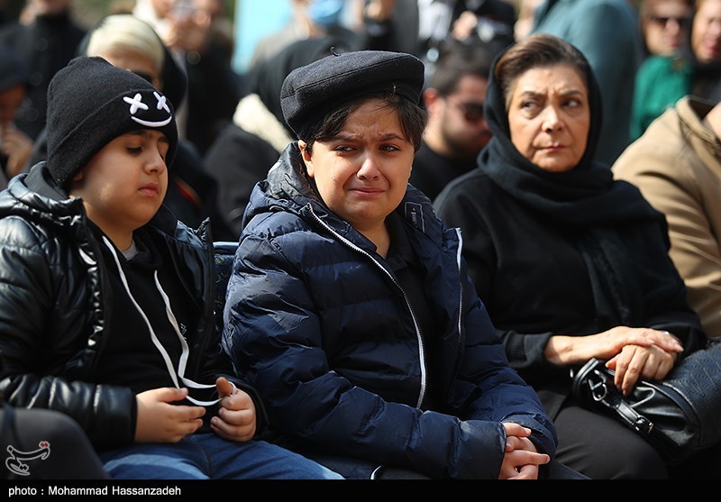 مراسم تشییع پیکر شهرام عبدلی