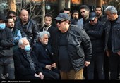 مراسم تشییع پیکر شهرام عبدلی