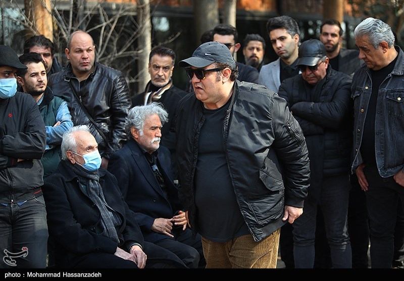 مراسم تشییع پیکر شهرام عبدلی