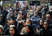مراسم تشییع پیکر شهرام عبدلی