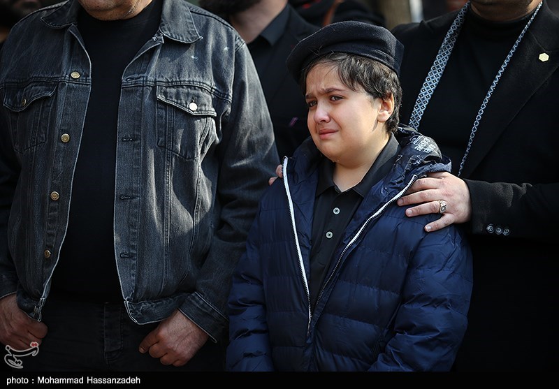 مراسم تشییع پیکر شهرام عبدلی