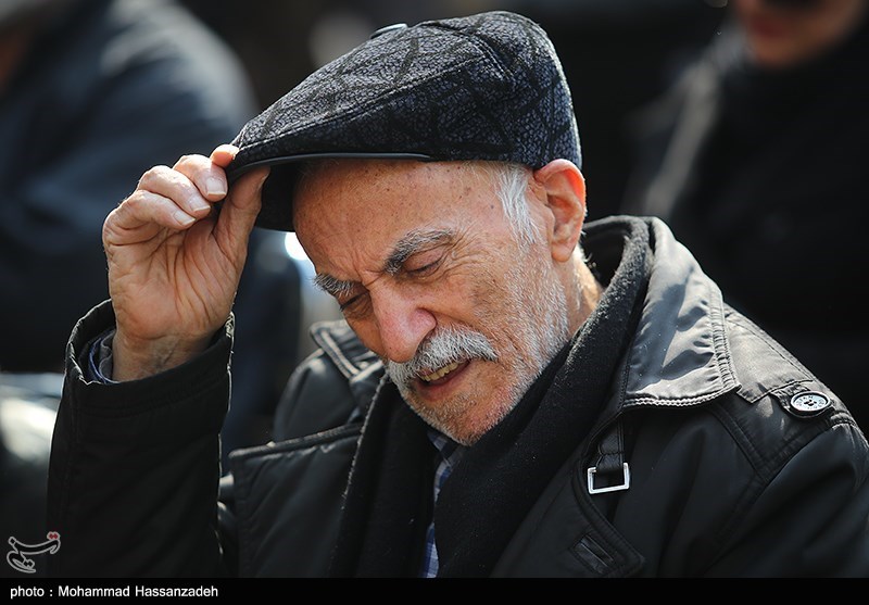 مراسم تشییع پیکر شهرام عبدلی