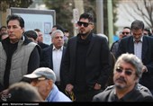 مراسم تشییع پیکر شهرام عبدلی