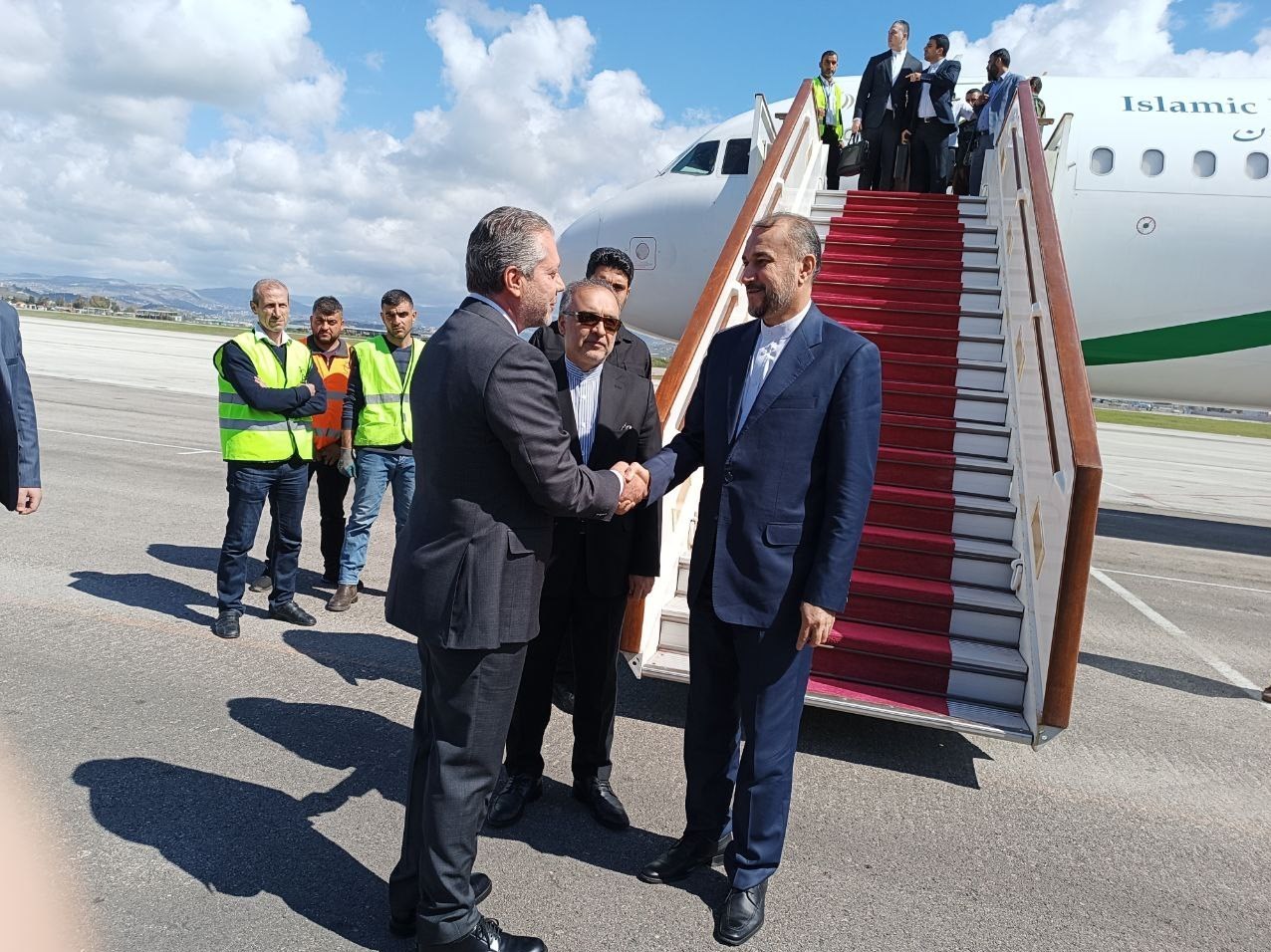 حسین امیرعبداللهیان , بندر لاذقیه , کشور سوریه , زلزله سوریه , 