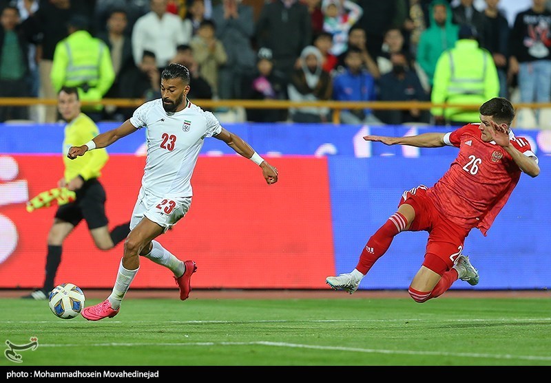 تیم ملی فوتبال روسیه , فوتبال , تیم ملی فوتبال ایران , 