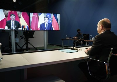 تنش آمریکا و چین , رئیس جمهوری چین , امانوئل ماکرون , بایدن , کشور آمریکا , اتحادیه اروپا , 