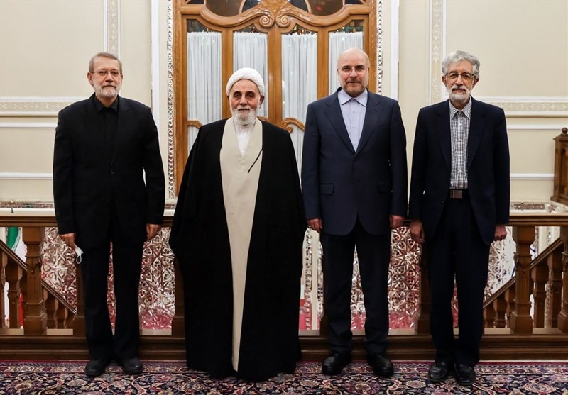 محمدباقر قالیباف , علی اکبر ناطق نوری , حداد عادل , علی لاریجانی , مجلس یازدهم شورای اسلامی , ریاست مجلس شورای اسلامی ایران , ماه رمضان ,