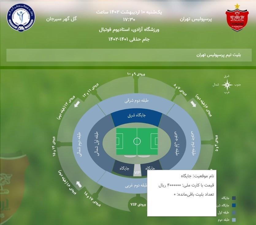 تیم فوتبال پرسپولیس , تیم فوتبال گل‌گهر سیرجان , 