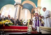 بدرقه پیکر شهید جانی بت اوشنا از کلیسای حضرت یوسف(ع)