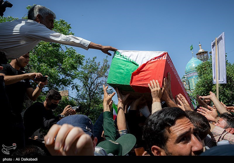 مراسم تشییع پیکر شهید حمیدرضا الداغی - سبزوار