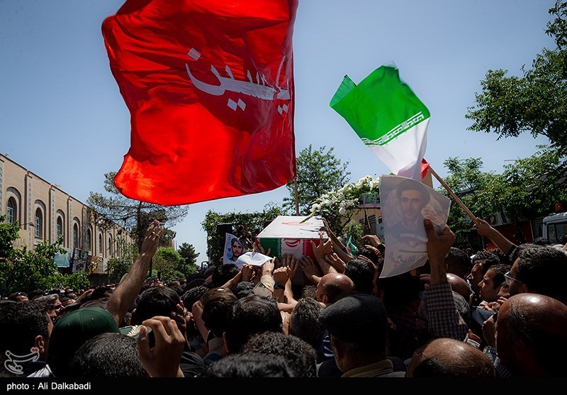 مراسم تشییع پیکر شهید حمیدرضا الداغی - سبزوار