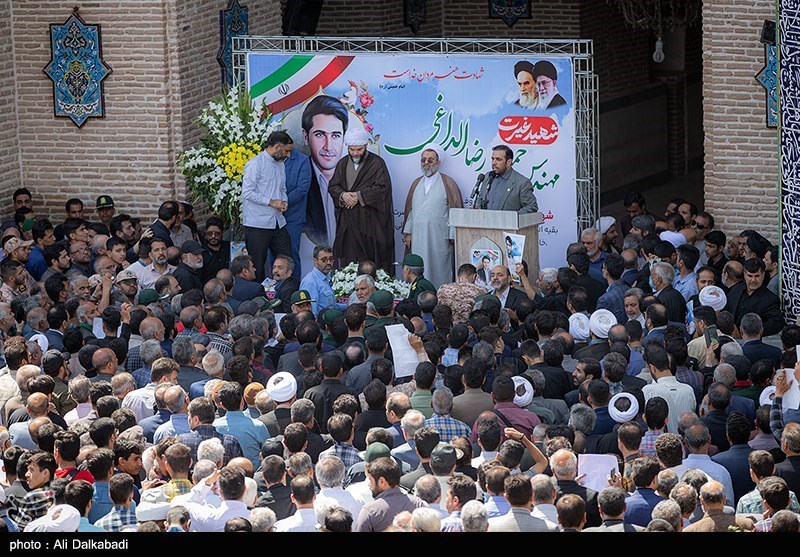 مراسم تشییع پیکر شهید حمیدرضا الداغی - سبزوار